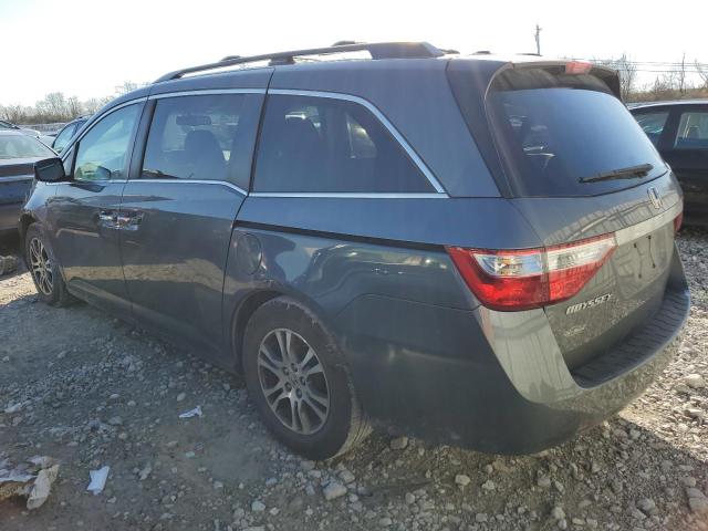 5FNRL5H63CB034010 - 2012 HONDA ODYSSEY EXL GRAY photo 2