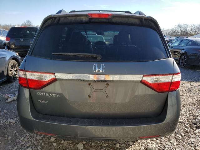 5FNRL5H63CB034010 - 2012 HONDA ODYSSEY EXL GRAY photo 6