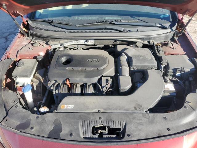 5NPE24AF5FH250629 - 2015 HYUNDAI SONATA SE RED photo 11