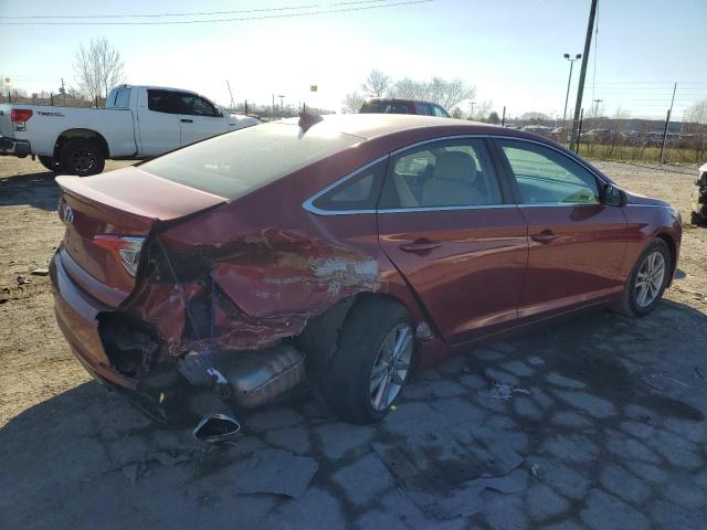 5NPE24AF5FH250629 - 2015 HYUNDAI SONATA SE RED photo 3