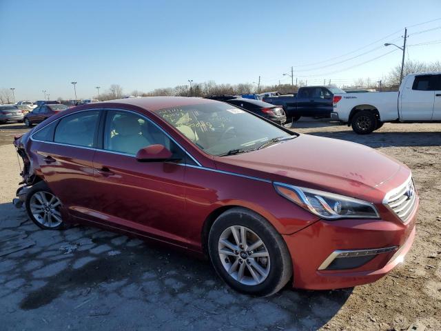 5NPE24AF5FH250629 - 2015 HYUNDAI SONATA SE RED photo 4