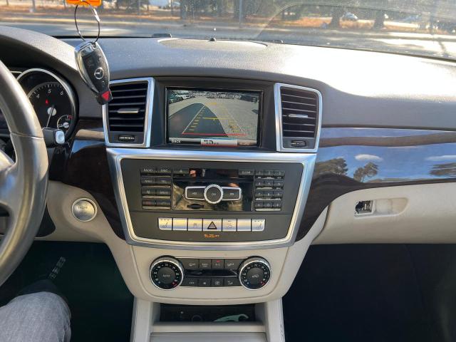 4JGDA5HB1FA465581 - 2015 MERCEDES-BENZ ML 350 4MATIC BLUE photo 10