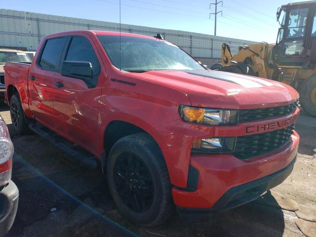 1GCPYBEK4NZ100151 - 2022 CHEVROLET SILVERADO K1500 CUSTOM RED photo 4