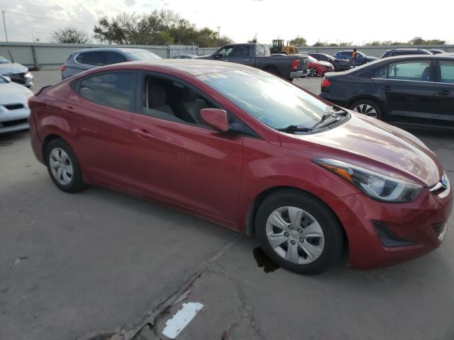 5NPDH4AE9GH733172 - 2016 HYUNDAI ELANTRA SE RED photo 4