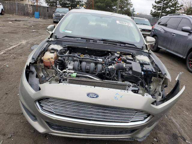 3FA6P0H72FR181317 - 2015 FORD FUSION SE TAN photo 5