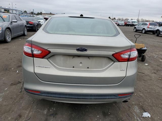 3FA6P0H72FR181317 - 2015 FORD FUSION SE TAN photo 6