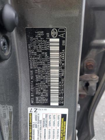 2T1KR32E57C645137 - 2007 TOYOTA COROLLA MA XR CHARCOAL photo 12