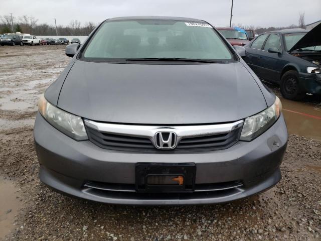 19XFB2F50CE106849 - 2012 HONDA CIVIC LX GRAY photo 5