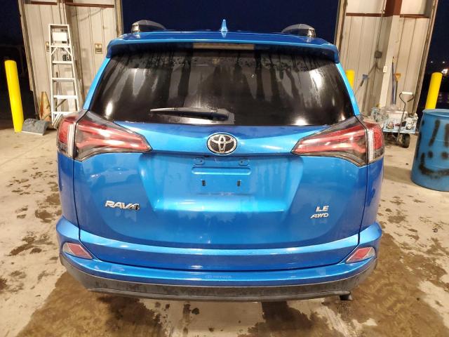 2T3BFREV7HW613580 - 2017 TOYOTA RAV4 LE BLUE photo 6