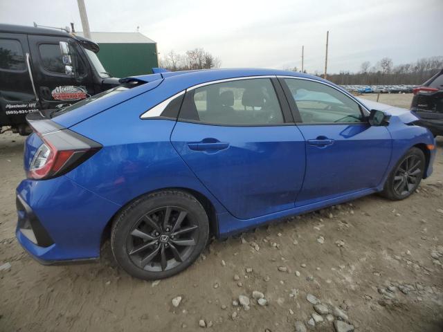 SHHFK7H66MU217483 - 2021 HONDA CIVIC EX BLUE photo 3