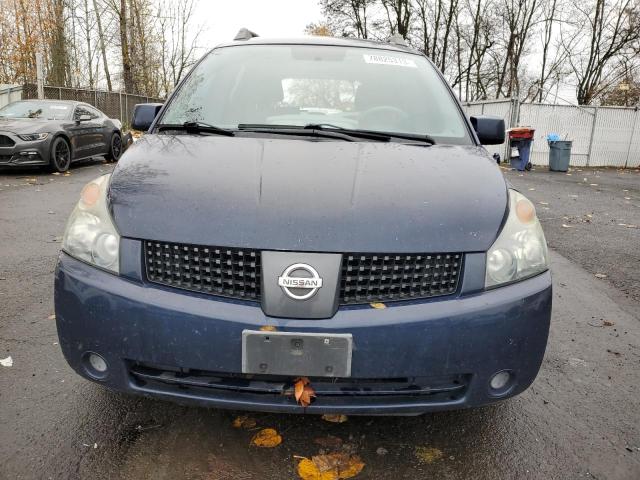 5N1BV28U35N138702 - 2005 NISSAN QUEST S BLUE photo 5