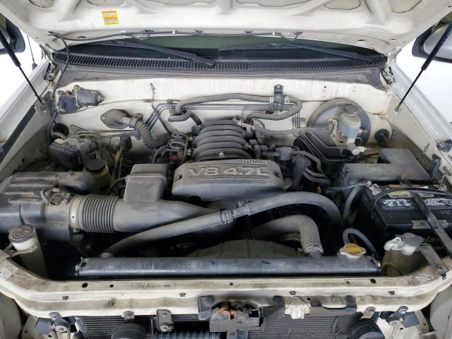 5TBRT34106S472510 - 2006 TOYOTA TUNDRA ACCESS CAB SR5 WHITE photo 11