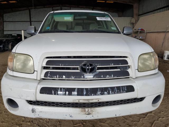 5TBRT34106S472510 - 2006 TOYOTA TUNDRA ACCESS CAB SR5 WHITE photo 5