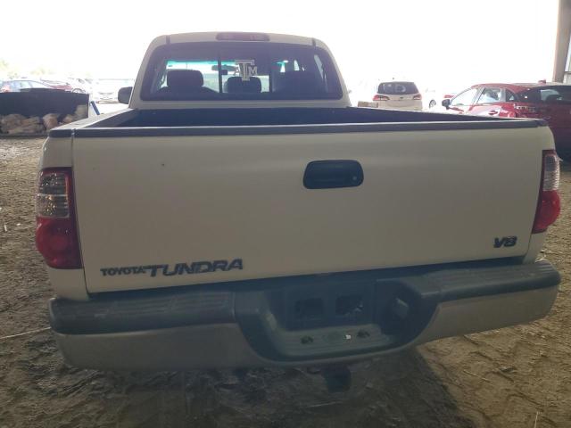 5TBRT34106S472510 - 2006 TOYOTA TUNDRA ACCESS CAB SR5 WHITE photo 6