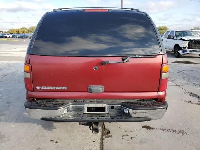 1GNEC16ZX2J211803 - 2002 CHEVROLET SUBURBAN C1500 RED photo 6