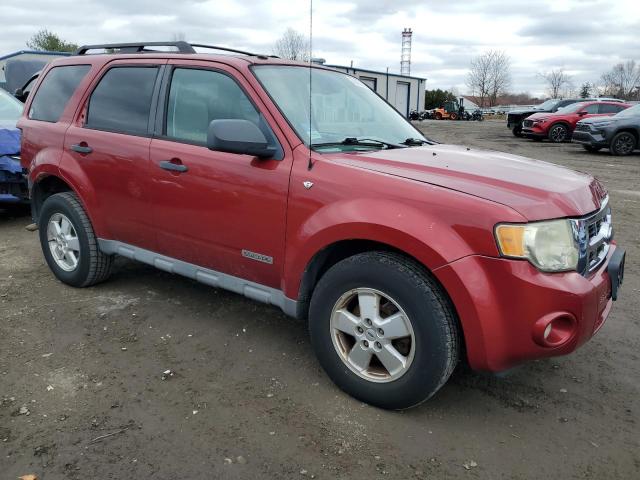 1FMCU93128KA06596 - 2008 FORD ESCAPE XLT RED photo 4