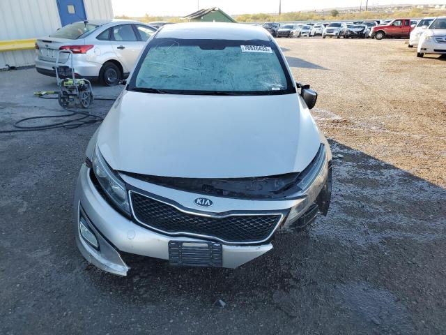 KNAGM4A74E5475051 - 2014 KIA OPTIMA LX SILVER photo 5