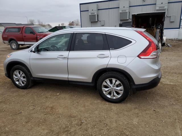 JHLRM4H79CC000184 - 2012 HONDA CR-V EXL SILVER photo 2