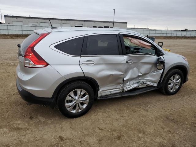 JHLRM4H79CC000184 - 2012 HONDA CR-V EXL SILVER photo 3