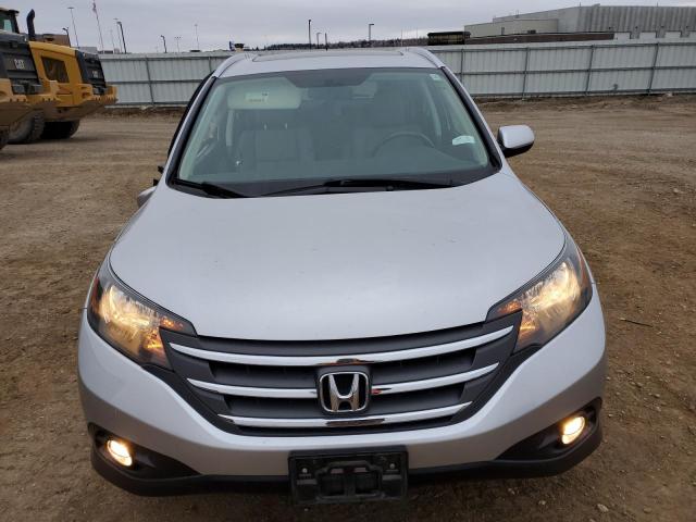 JHLRM4H79CC000184 - 2012 HONDA CR-V EXL SILVER photo 5