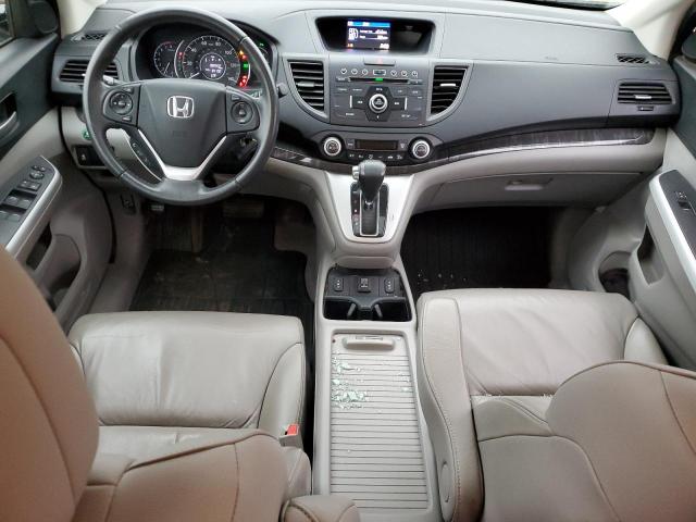 JHLRM4H79CC000184 - 2012 HONDA CR-V EXL SILVER photo 8