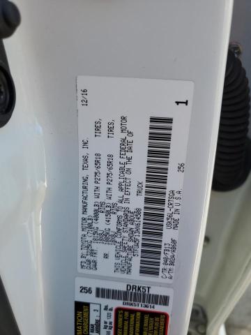 5TFUW5F13HX614508 - 2017 TOYOTA TUNDRA DOUBLE CAB SR/SR5 WHITE photo 12