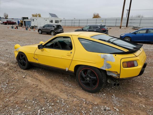 WP0JB0928DS861195 - 1983 PORSCHE 928 S YELLOW photo 2