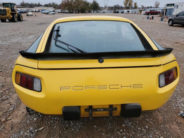 WP0JB0928DS861195 - 1983 PORSCHE 928 S YELLOW photo 6