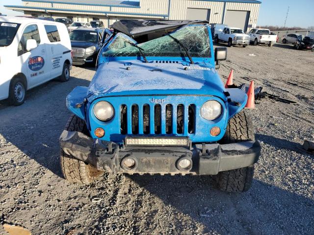 1C4AJWAG2CL124659 - 2012 JEEP WRANGLER SPORT BLUE photo 5