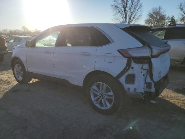 2FMTK4J85FBC18179 - 2015 FORD EDGE SEL WHITE photo 2