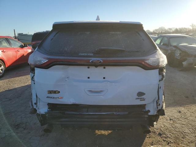 2FMTK4J85FBC18179 - 2015 FORD EDGE SEL WHITE photo 6