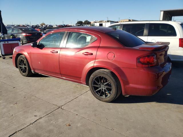 1C3CDZAB5EN218455 - 2014 DODGE AVENGER SE BURGUNDY photo 2