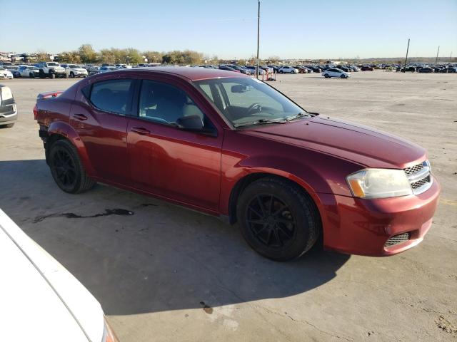 1C3CDZAB5EN218455 - 2014 DODGE AVENGER SE BURGUNDY photo 4