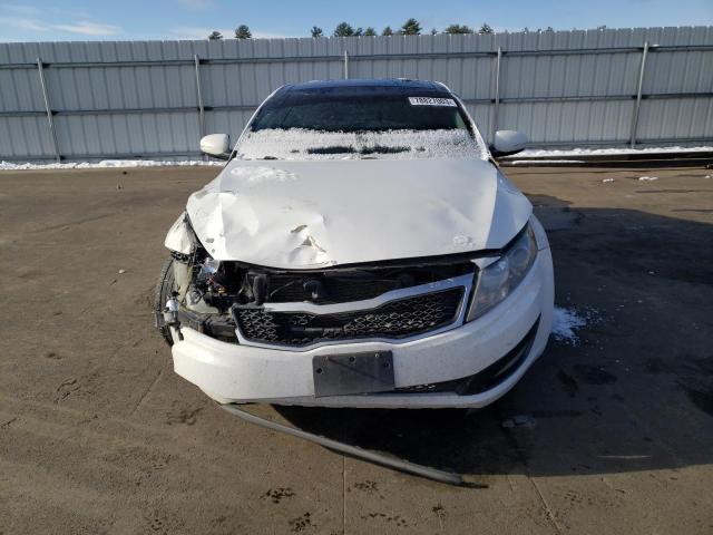 5XXGN4A73DG158629 - 2013 KIA OPTIMA EX WHITE photo 5