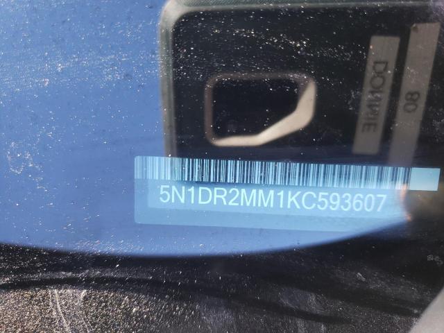 5N1DR2MM1KC593607 - 2019 NISSAN PATHFINDER S BLACK photo 13