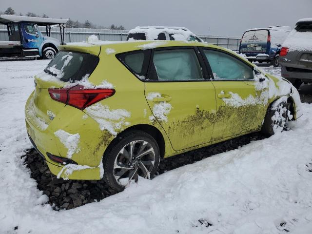 JTNKARJE0HJ532256 - 2017 TOYOTA COROLLA IM YELLOW photo 3