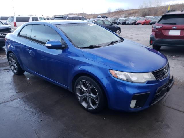 KNAFW6A30A5104848 - 2010 KIA FORTE SX BLUE photo 4