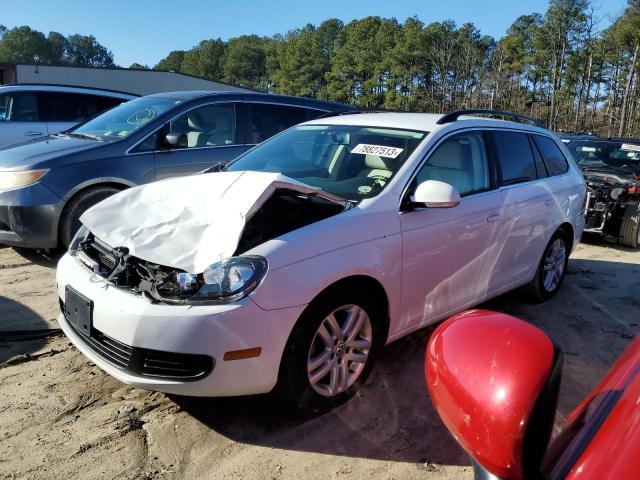 3VWPL7AJ1EM620220 - 2014 VOLKSWAGEN JETTA TDI WHITE photo 1