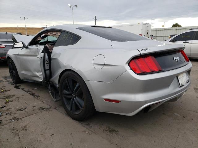 1FA6P8TH5H5289614 - 2017 FORD MUSTANG SILVER photo 3