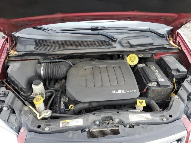 2C4RC1BG9DR743346 - 2013 CHRYSLER TOWN & COU TOURING წითელი ფოტო 12