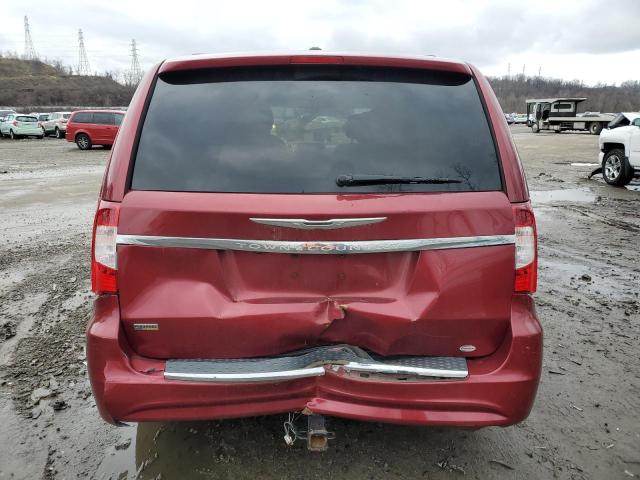 2C4RC1BG9DR743346 - 2013 CHRYSLER TOWN & COU TOURING წითელი ფოტო 6