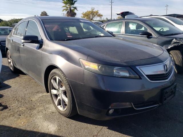 19UUA8F25CA011890 - 2012 ACURA TL GRAY photo 4