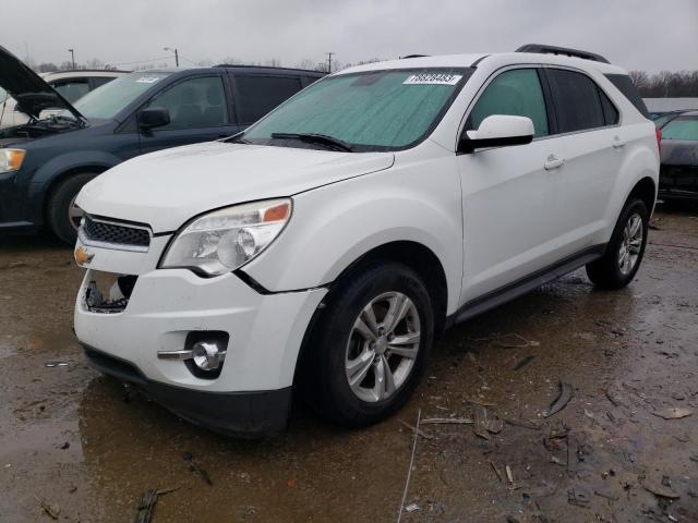 1GNALCEK5EZ137971 - 2014 CHEVROLET EQUINOX LT WHITE photo 1