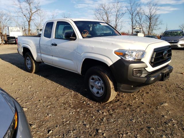 3TYRX5GN0NT054635 - 2022 TOYOTA TACOMA ACCESS CAB WHITE photo 4