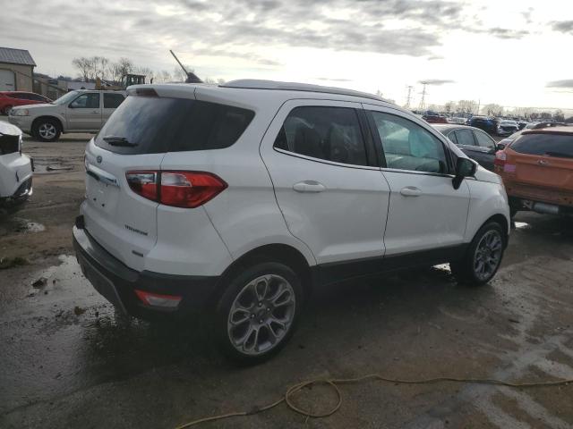 MAJ3P1VE9JC206927 - 2018 FORD ECOSPORT TITANIUM WHITE photo 3