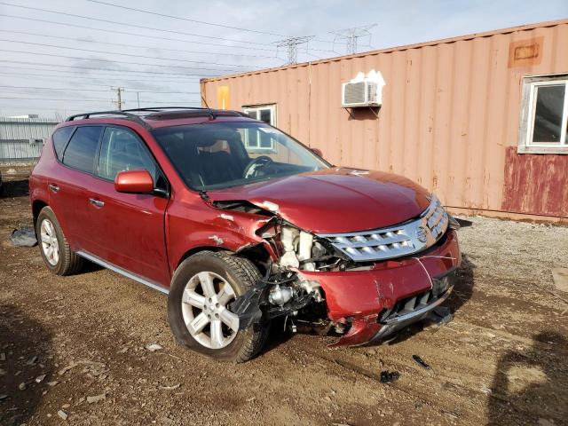 JN8AZ08WX7W646760 - 2007 NISSAN MURANO SL RED photo 4