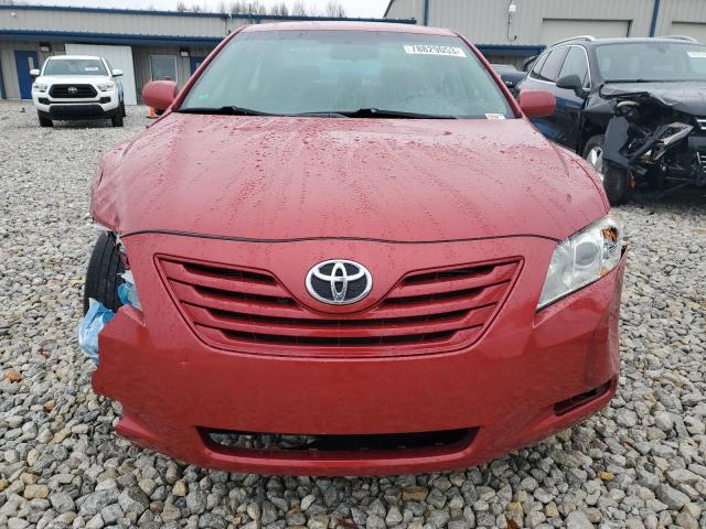 4T1BE46K89U357423 - 2009 TOYOTA CAMRY BASE RED photo 5