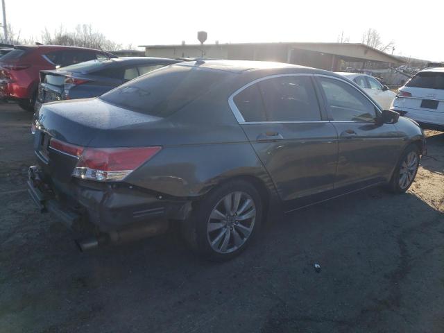 1HGCP2F83BA049290 - 2011 HONDA ACCORD EXL GRAY photo 3