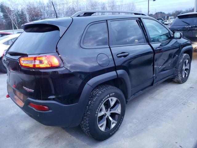1C4PJMBX5JD619961 - 2018 JEEP CHEROKEE TRAILHAWK BLACK photo 3