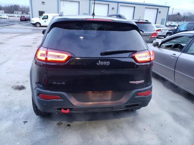 1C4PJMBX5JD619961 - 2018 JEEP CHEROKEE TRAILHAWK BLACK photo 6